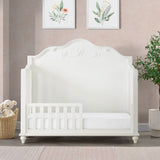 Alana Crib with Guardrails in White - Tampa Furniture Outlet