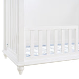 Alana Crib with Guardrails in White - Tampa Furniture Outlet