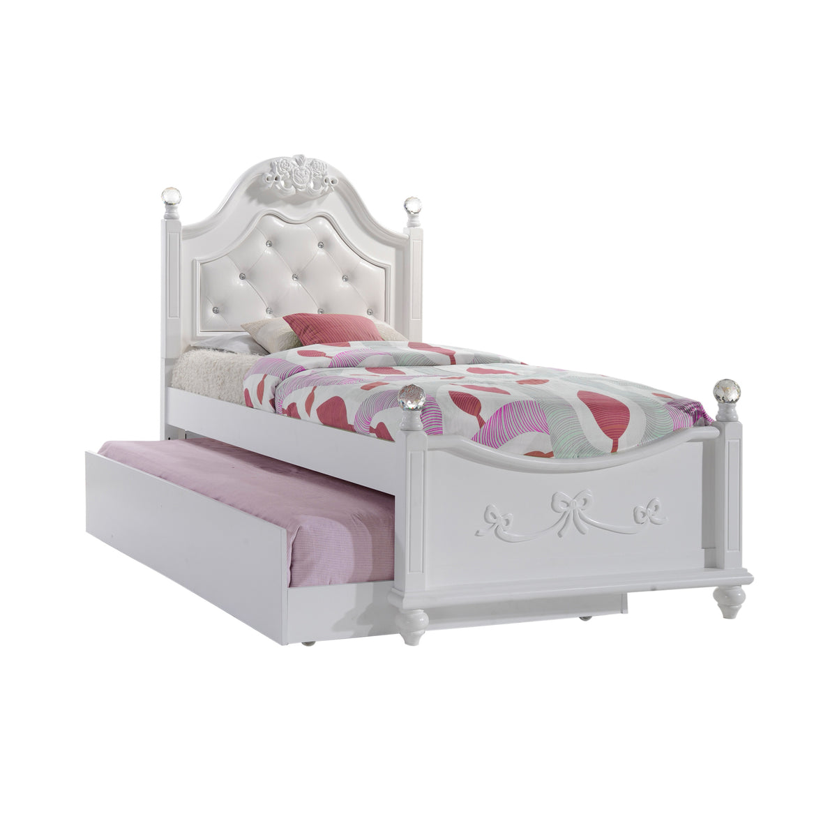 Alana Twin Platform Bed w/ Storage Trundle