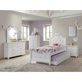 ALANA TWIN PLATFORM 3PC BEDROOM SET W/ STORAGE TRUNDLE – SKU AN700TT3PC | Elements