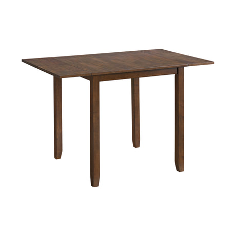 Alex 3PC Dining Set with Drop Leaf Table in Espresso - Tampa Furniture Outlet