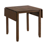 Alex 3PC Dining Set with Drop Leaf Table in Espresso - Tampa Furniture Outlet