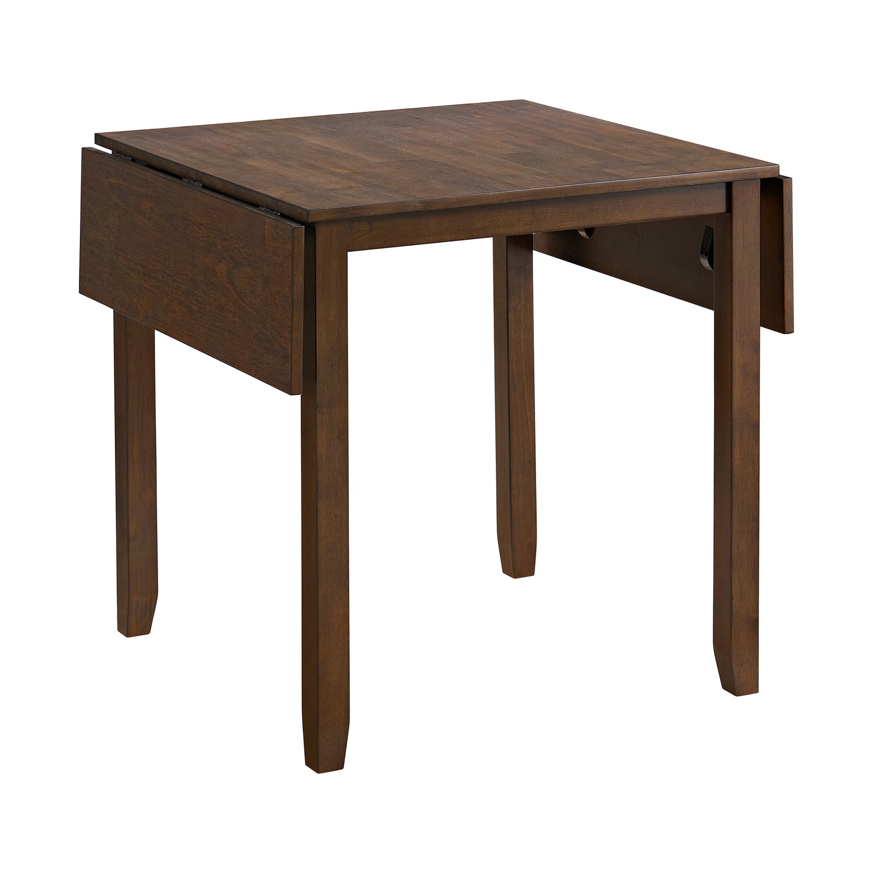 Alex 3PC Dining Set with Drop Leaf Table in Espresso - Tampa Furniture Outlet