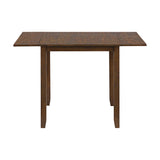 Alex 3PC Dining Set with Drop Leaf Table in Espresso - Tampa Furniture Outlet