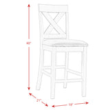 Alex 60" 7Pc Counter Dining Set - Tampa Furniture Outlet