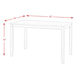 Alex 60" 7Pc Counter Dining Set - Tampa Furniture Outlet