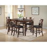 Alex Counter Side Chair W/Brown PU Espresso (2 Per Pack) – SKU DAX100CSC | Elements
