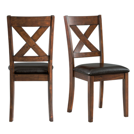 Alex Dining Side Chair Espresso (2 PER PACK) - Tampa Furniture Outlet