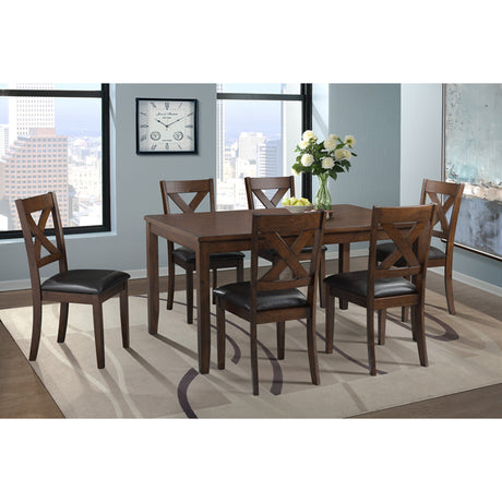 Alex Dining Side Chair Espresso (2 PER PACK) – SKU DAX100SC | Elements