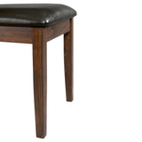 Alex 3PC Dining Set with Drop Leaf Table in Espresso - Tampa Furniture Outlet