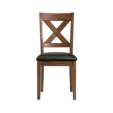 Alex 3PC Dining Set with Drop Leaf Table in Espresso - Tampa Furniture Outlet