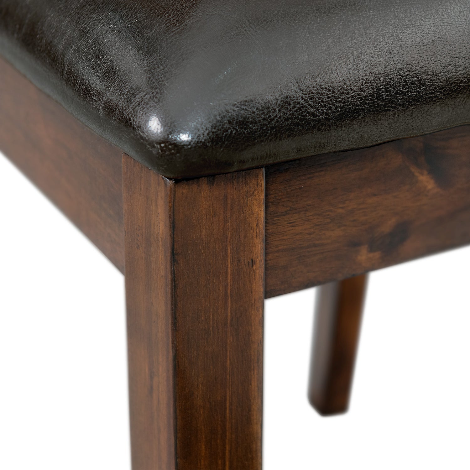 Alex 3PC Dining Set with Drop Leaf Table in Espresso - Tampa Furniture Outlet