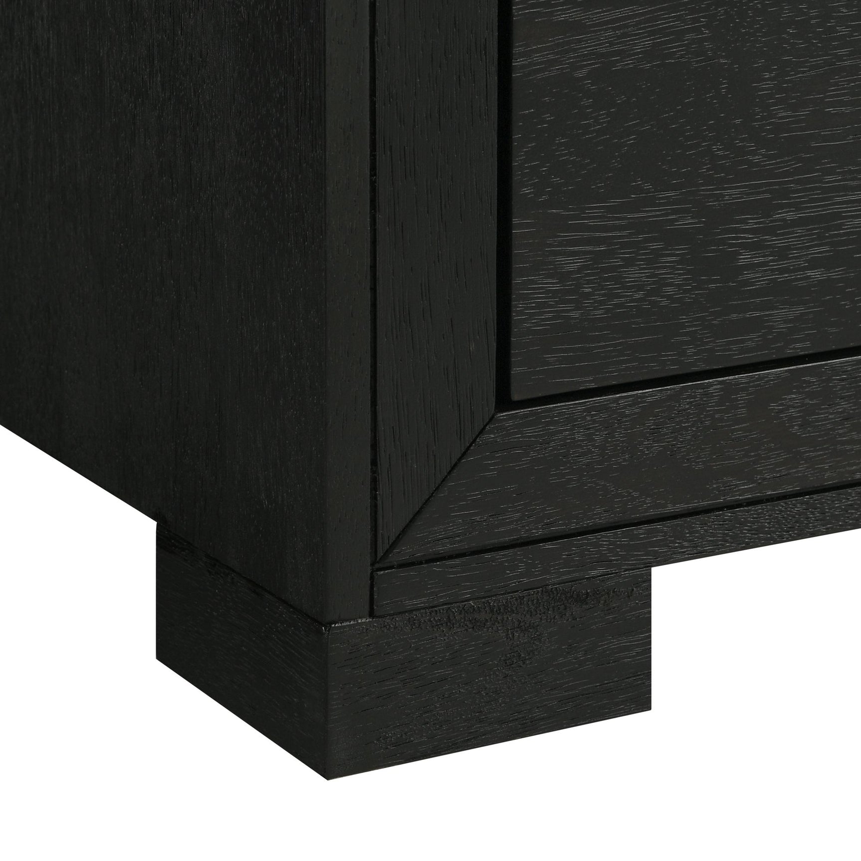 Allan Dresser & Mirror Set in Black - Tampa Furniture Outlet