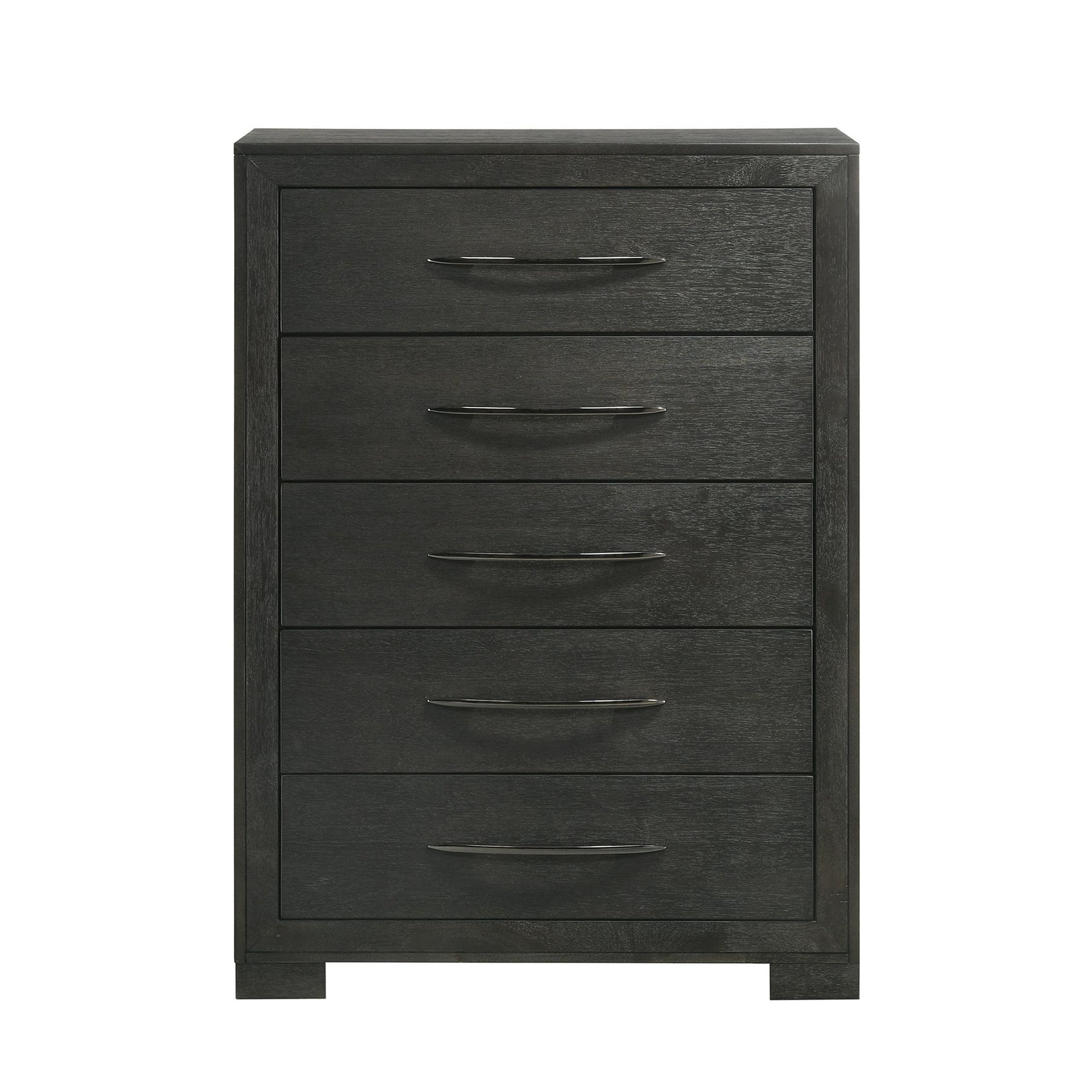 Allan 5-Drawer Chest in Black