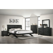 Allan 2-Drawer Nightstand in Black – SKU B-3410-8-NS | Elements