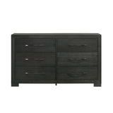 Allan 6-Drawer Dresser in Black