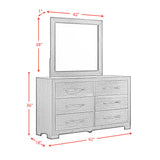 Allan Dresser & Mirror Set in Black - Tampa Furniture Outlet