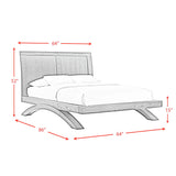 Allan Full Bed in Black - Tampa Furniture Outlet