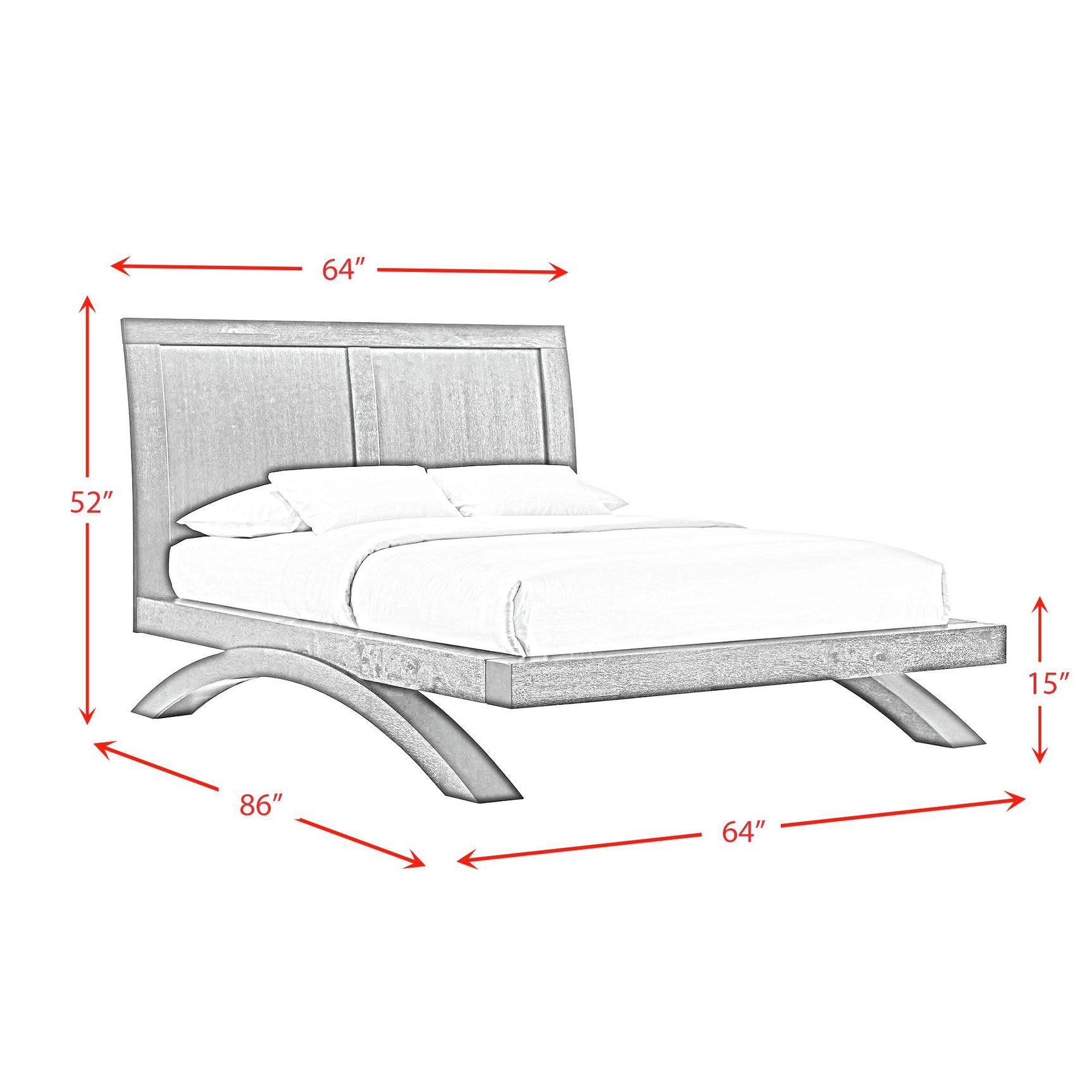 Allan Full Bed in Black - Tampa Furniture Outlet
