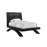 Allan Twin Bed in Black - Tampa Furniture Outlet