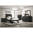 Allan Twin Bed in Black – SKU B-3410-8-TB | Elements