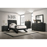 Allan Twin Bed in Black – SKU B-3410-8-TB | Elements