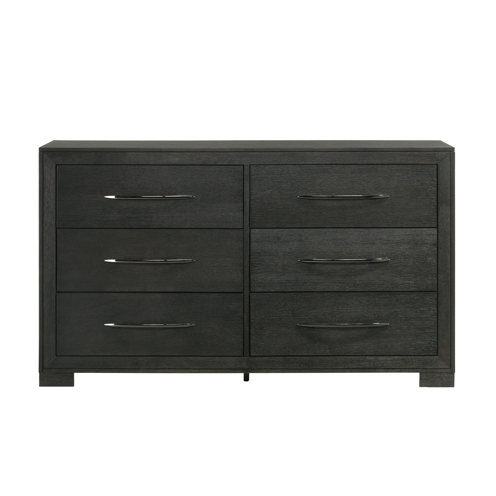 Allan 6-Drawer Dresser in Black - Tampa Furniture Outlet