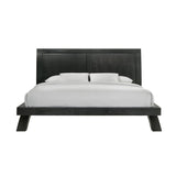 Allan King Bed in Black - Tampa Furniture Outlet