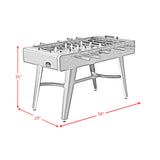 Amaya Indoor Foosball with LED in Black (3A Packing) - Tampa Furniture Outlet