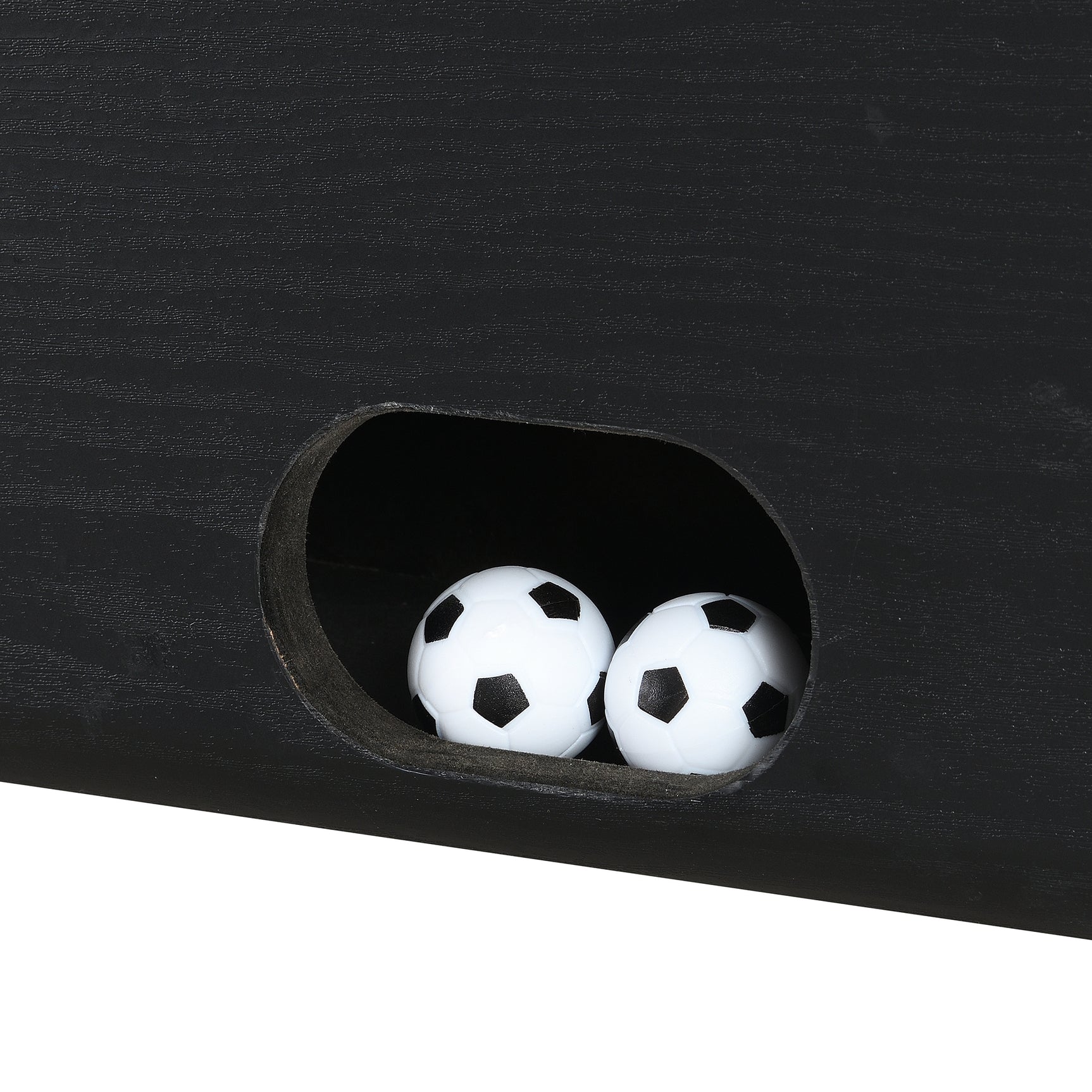 Amaya Indoor Foosball with LED in Black (3A Packing) - Tampa Furniture Outlet