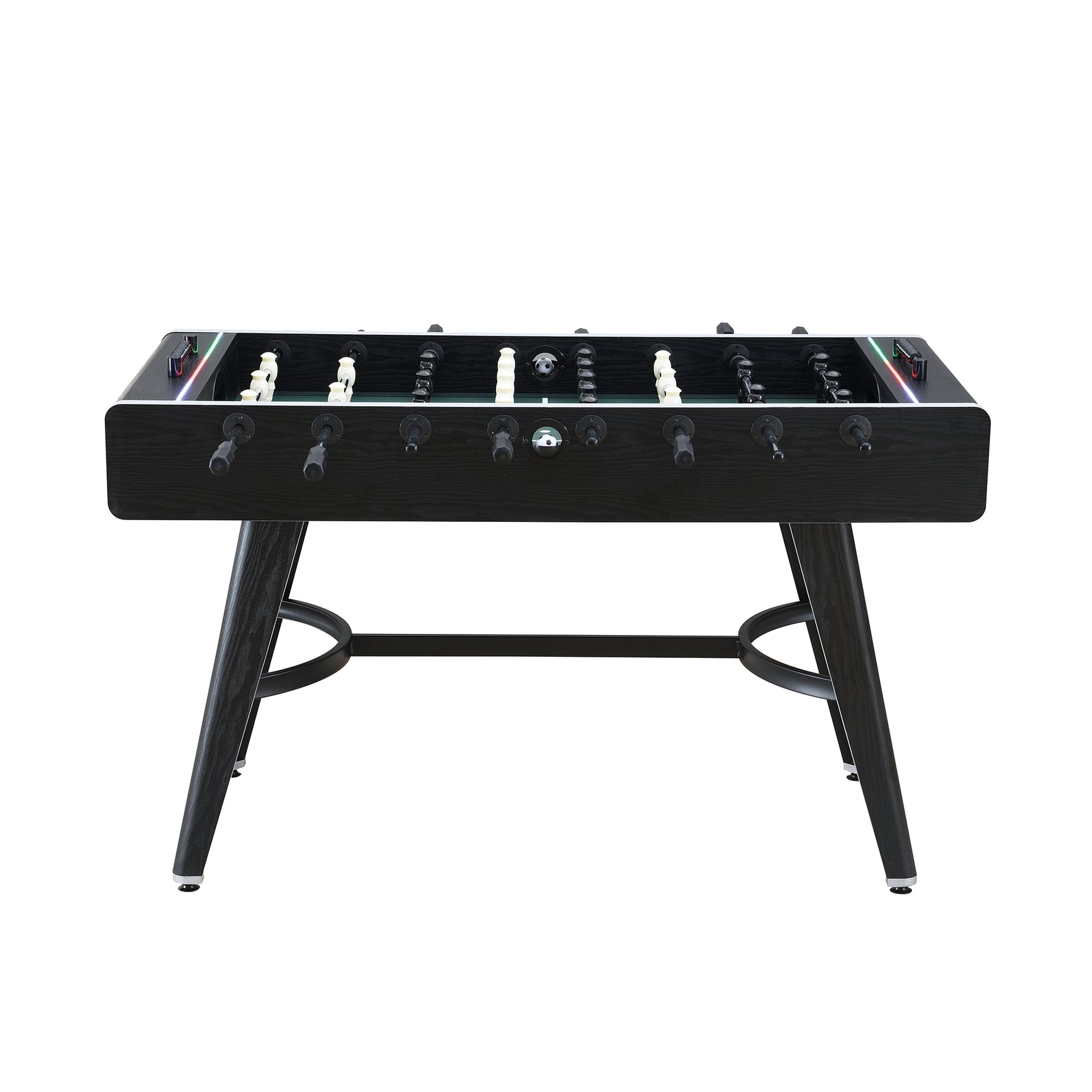 Amaya Indoor Foosball with LED in Black (3A Packing) - Tampa Furniture Outlet