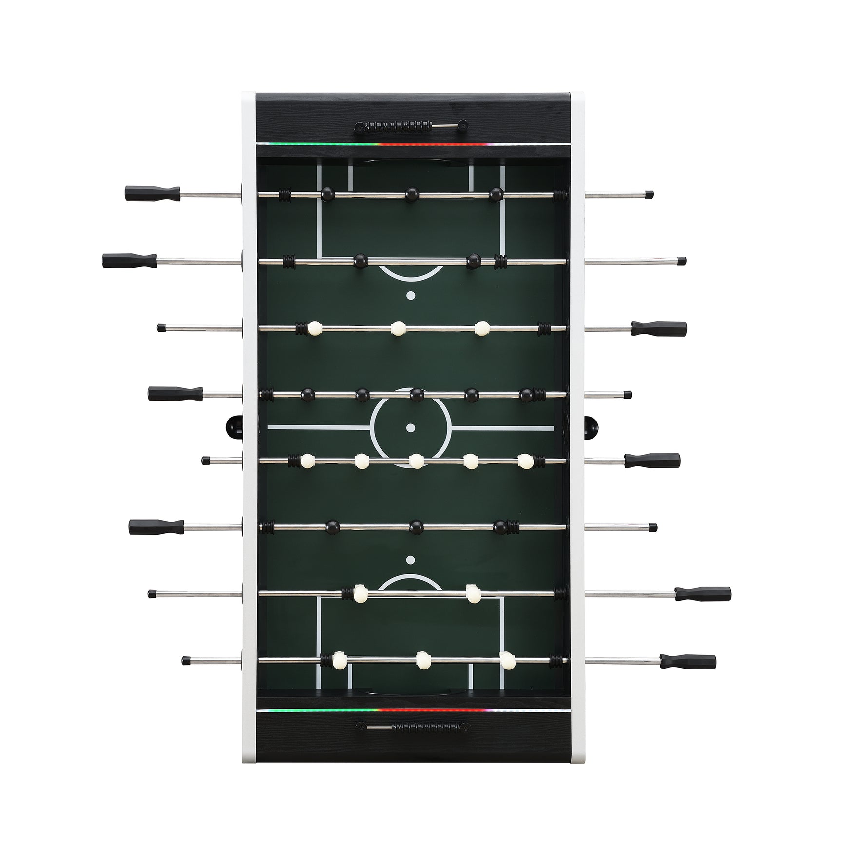 Amaya Indoor Foosball with LED in Black (3A Packing) - Tampa Furniture Outlet