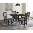Amherst Dining Side Chair W/Fabric Cushion Dark Finish (2 Per Pack) – SKU DAH500SC | Elements