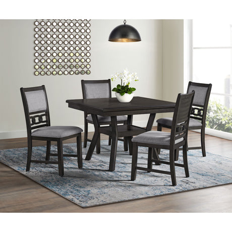 Amherst Dining Side Chair W/Fabric Cushion Dark Finish (2 Per Pack) – SKU DAH500SC | Elements
