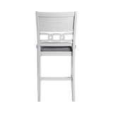 Amherst Counter Side Chair W/Fabric Cushion White Finish (2 Per Pack)
