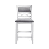 Amherst Counter Side Chair W/Fabric Cushion White Finish (2 Per Pack)