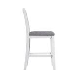 Amherst Counter Side Chair W/Fabric Cushion White Finish (2 Per Pack)