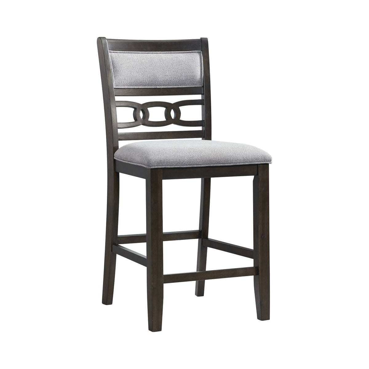 Amherst Counter Side Chair W/Fabric Cushion Dark Finish (2 Per Pack)