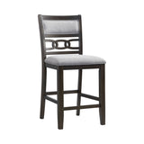 Amherst Counter Height 5PC Dining Set-Table and Four Side Chairs in Walnut