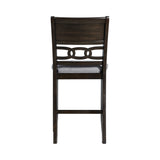 Amherst Counter Side Chair W/Fabric Cushion Dark Finish (2 Per Pack)
