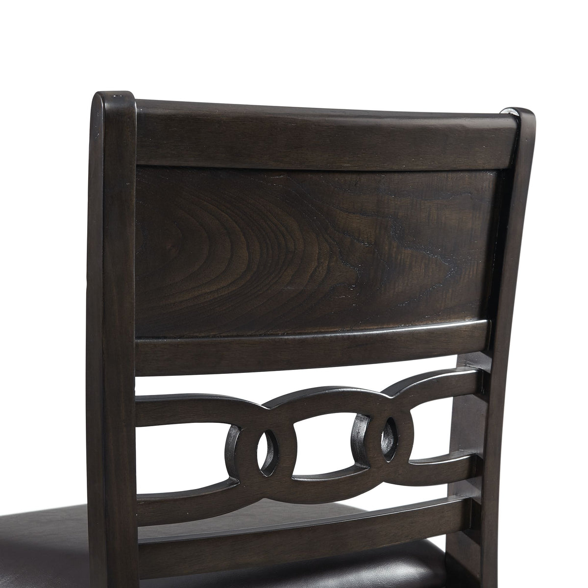 Amherst Counter Side Chair W/PU Cushion Dark Finish (2 Per Pack)