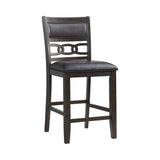 Amherst Counter Side Chair W/PU Cushion Dark Finish (2 Per Pack)