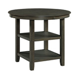 Amherst Counter Table w/Wood Leg Grey Finish