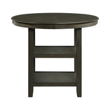 Amherst Counter Table w/Wood Leg Grey Finish