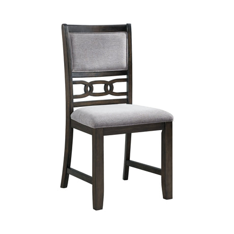 Amherst Dining Side Chair W/Fabric Cushion Dark Finish (2 Per Pack)