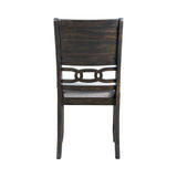 Amherst Dining Side Chair W/Fabric Cushion Dark Finish (2 Per Pack)