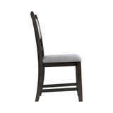 Amherst Dining Side Chair W/Fabric Cushion Dark Finish (2 Per Pack)