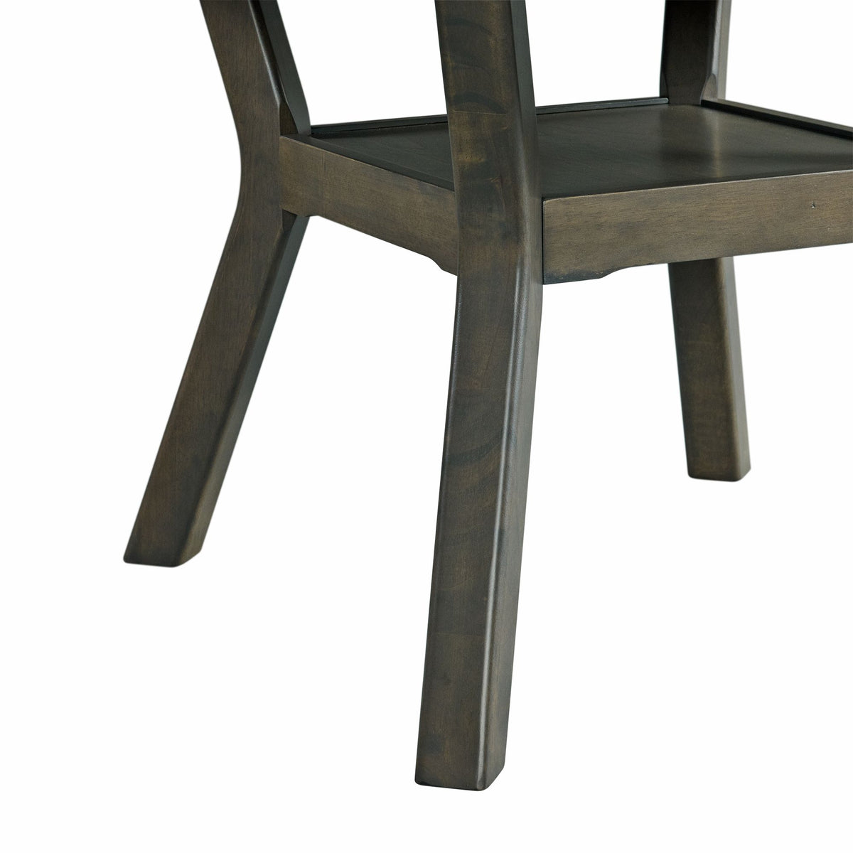 Amherst Dining Table w/Wood Leg Grey Finish