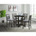 Amherst Counter Side Chair W/Fabric Cushion Dark Finish (2 Per Pack) – SKU DAH550CSC | Elements