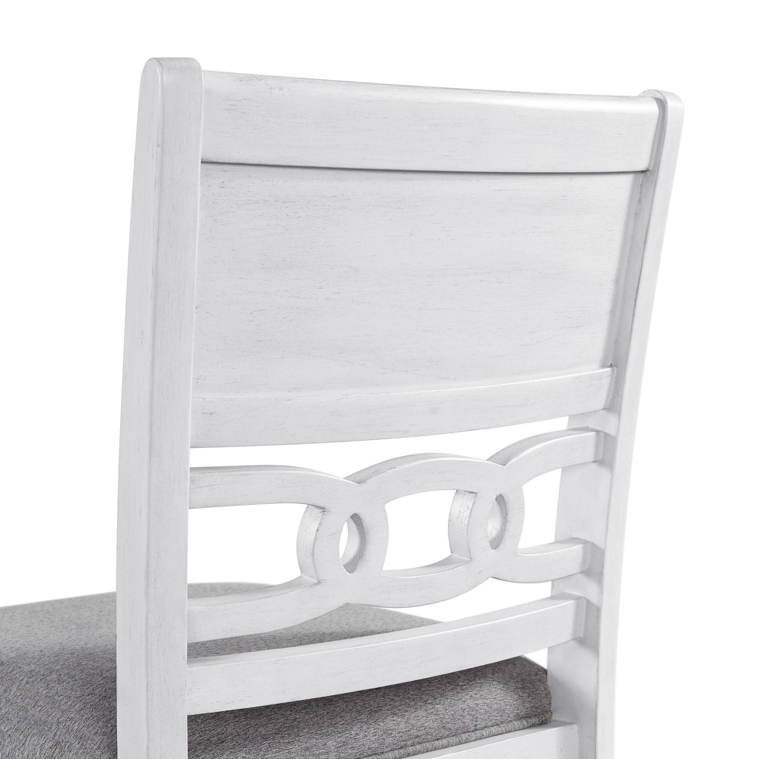 Amherst Counter Side Chair W/Fabric Cushion White Finish (2 Per Pack) - Tampa Furniture Outlet